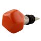 Solid Orange Octagon Ceramic Wine Stopper Online